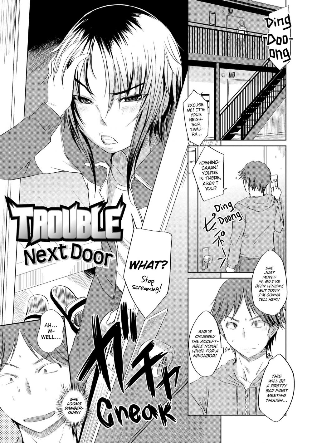Hentai Manga Comic-Peachy-Butt Girls-Chapter 10 - trouble next door-1